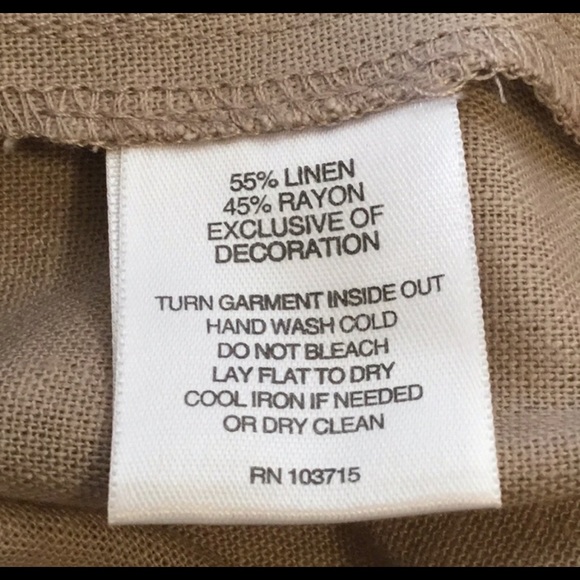 ⚡️2 for $20⚡️Valerie Stevens Linen Shorts 🩳 - Picture 6 of 7